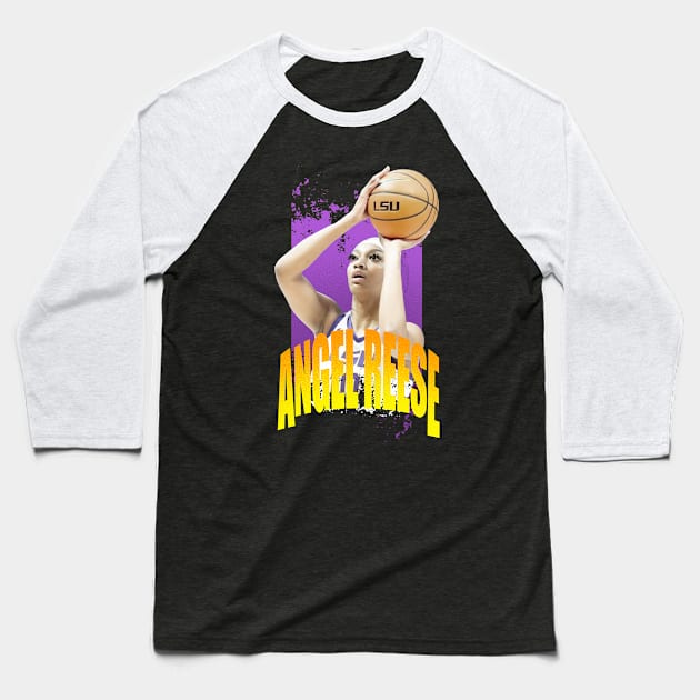 angel reese Baseball T-Shirt by Bread Barcc